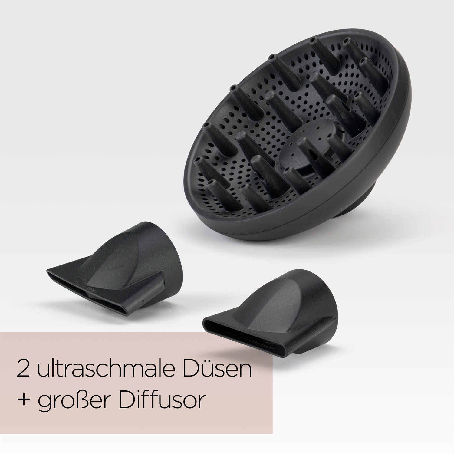 2 ultraschmale D&uuml;sen + gro&szlig;er Diffusor 